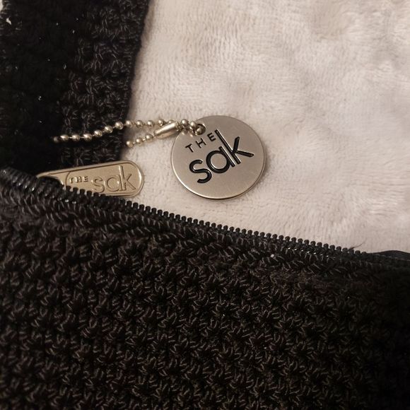 The Sak Woven Black Shoulder Purse - Picture 3 of 4